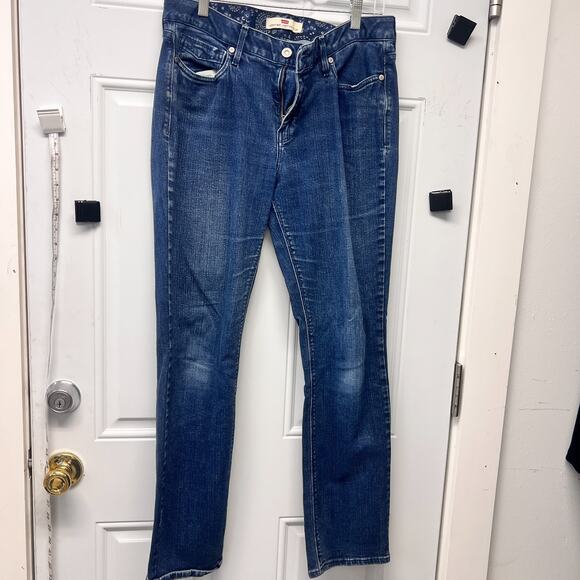 Levis Straight Leg Size 12 Jeans AAA3865 - Picture 1 of 8